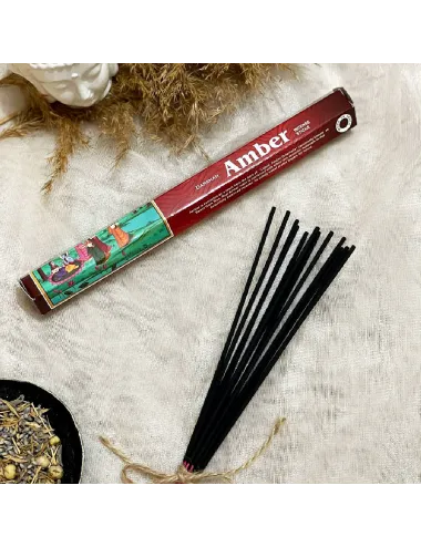 Darshan International Amber 20'li Çubuk Tütsü (1 Saate Kadar Yanma Süresi)