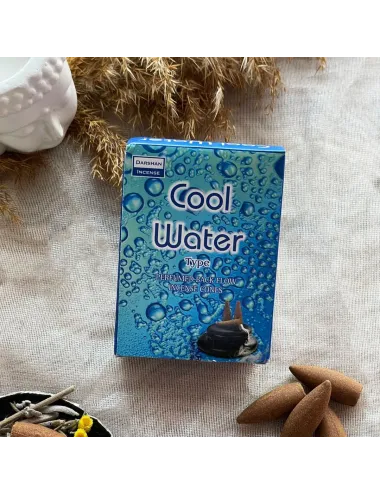 Darshan Incense Cool Water Geri Akış (Back Flow) Tütsü 10 Adet