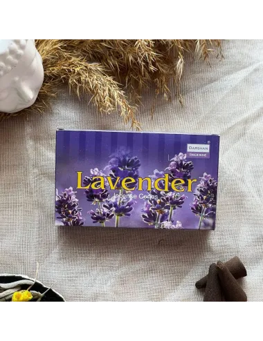 Darshan Incense Lavender (Lavanta) Konik Tütsü 10 Adet