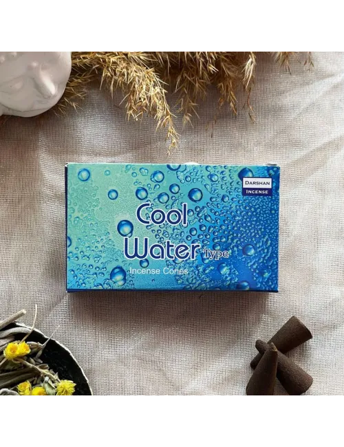 Darshan Incense Cool Water Konik Tütsü 10 Adet