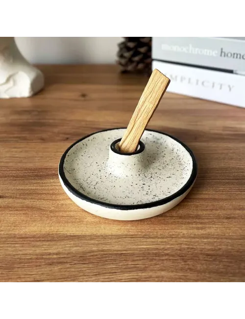 Palo Santo Seramik Tütsülük ve 1 adet Palo Santo