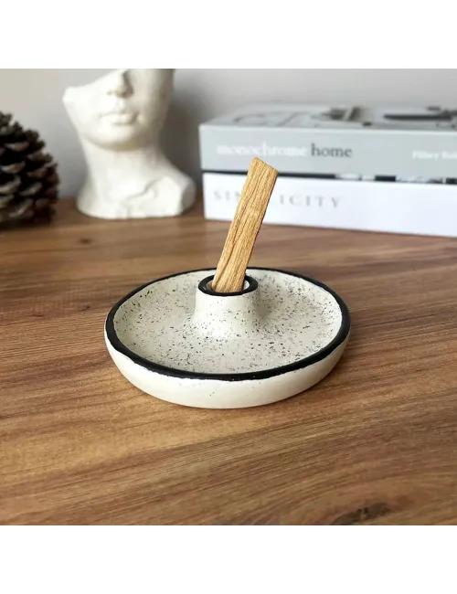 Palo Santo Seramik Tütsülük ve 1 adet Palo Santo