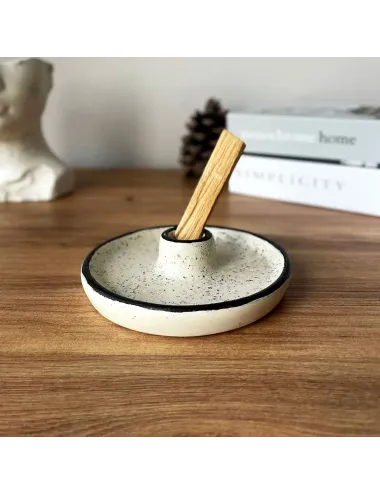 Palo Santo Seramik Tütsülük ve 1 adet Palo Santo