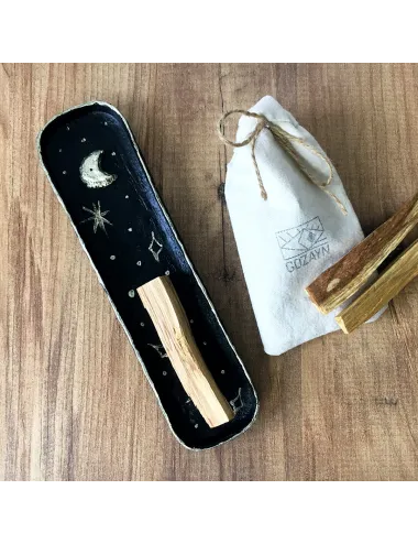 Yıldızlı Ay tütsülük ve palo santo tütsü